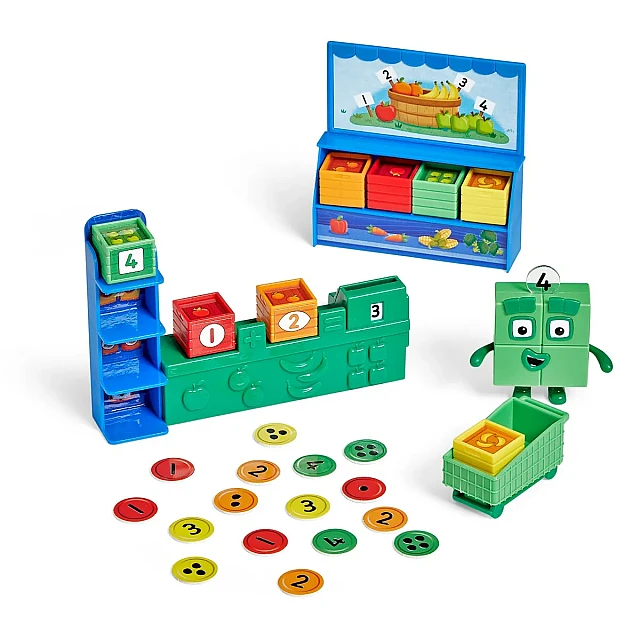 Πόροι εκμάθησης Numberblocks Mini Market Set - Collect and Learn