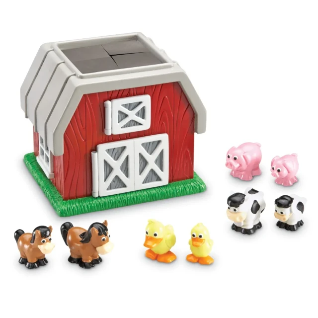 Πόροι μάθησης Αισθητήριο παιχνίδι Farm Animal Barn