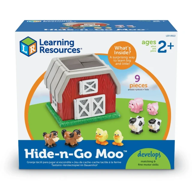 Πόροι μάθησης Αισθητήριο παιχνίδι Farm Animal Barn