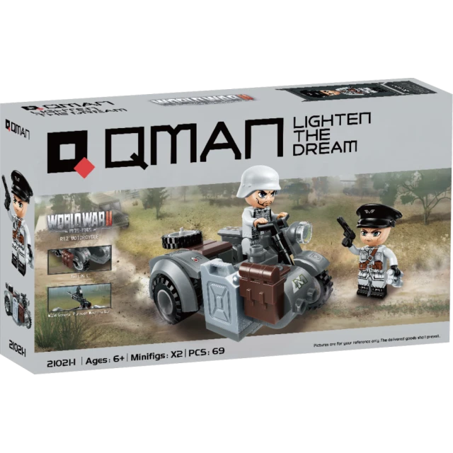 Κατασκευαστής, Qman, R12 Military Motorcycle, 69 εξαρτήματα