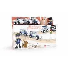 Σετ Ξύλινου Τρένου, J'adore, Αστυνομία, 25 Τεμάχια