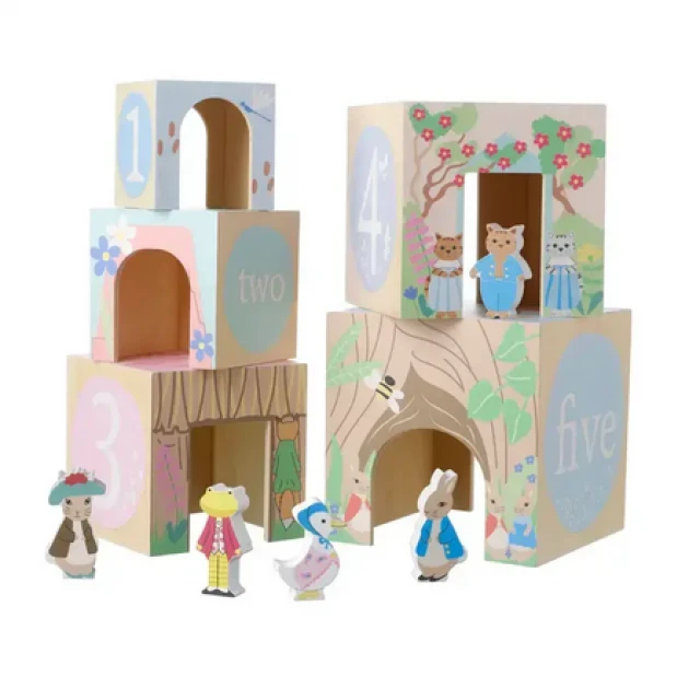Ξύλινοι κύβοι στοίβαξης - Peter Rabbit (FSC®)