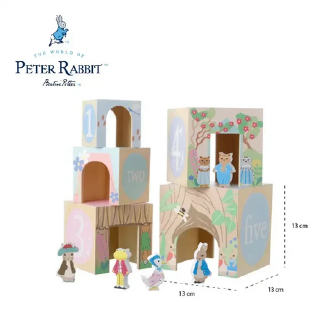 Ξύλινοι κύβοι στοίβαξης - Peter Rabbit (FSC®)