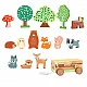 Ζώα Goskari με καρότσι - Woodland (FSC®)