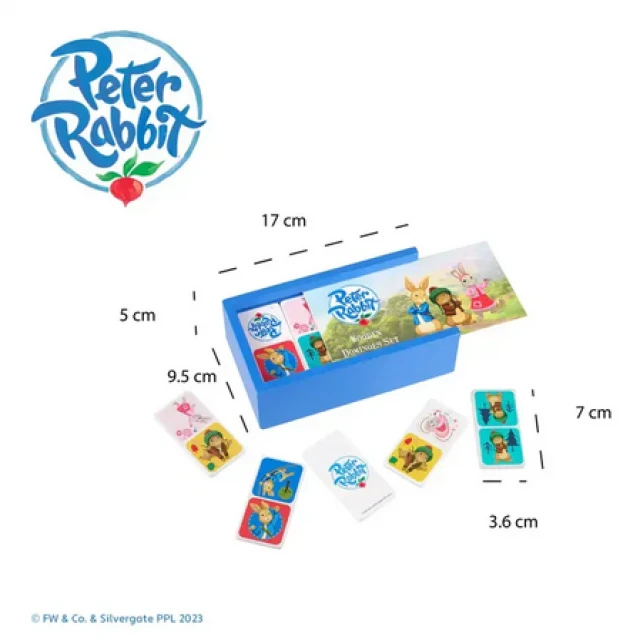 Παιχνίδι ντόμινο Peter Rabbit, 30 τεμάχια