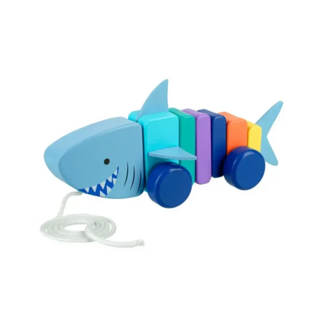 Ξύλινο παιχνίδι έλξης Shark - Sea Life
