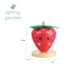 Ξύλινο παιχνίδι στοίβαξης Strawberry - Spring Garden
