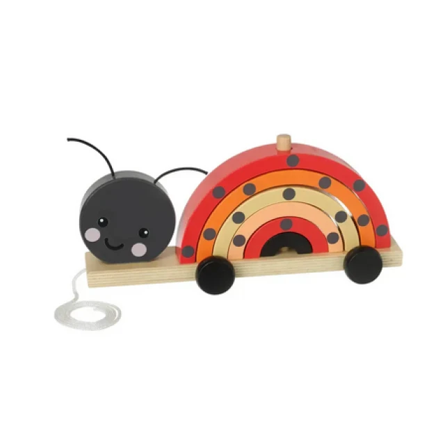 Παιχνίδι με τράβηγμα και κορδόνι Ladybug - Spring Garden