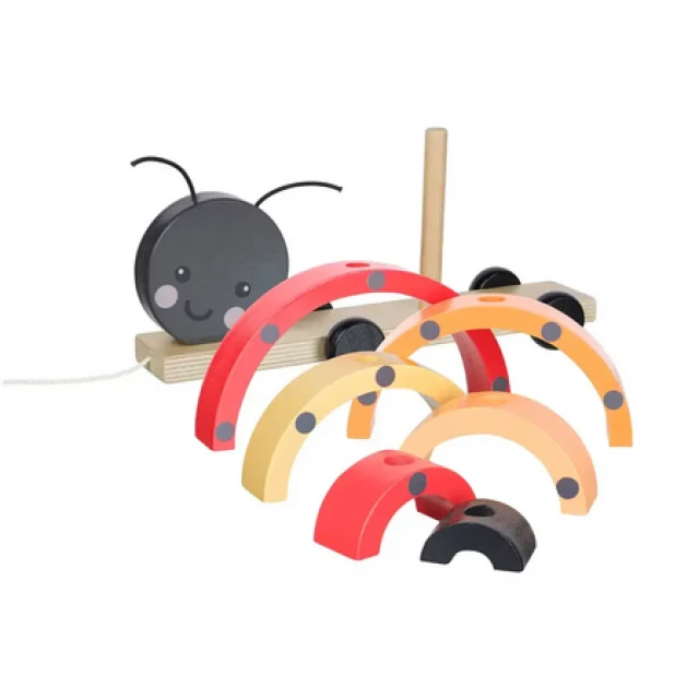 Παιχνίδι με τράβηγμα και κορδόνι Ladybug - Spring Garden