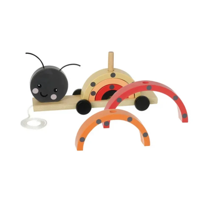 Παιχνίδι με τράβηγμα και κορδόνι Ladybug - Spring Garden