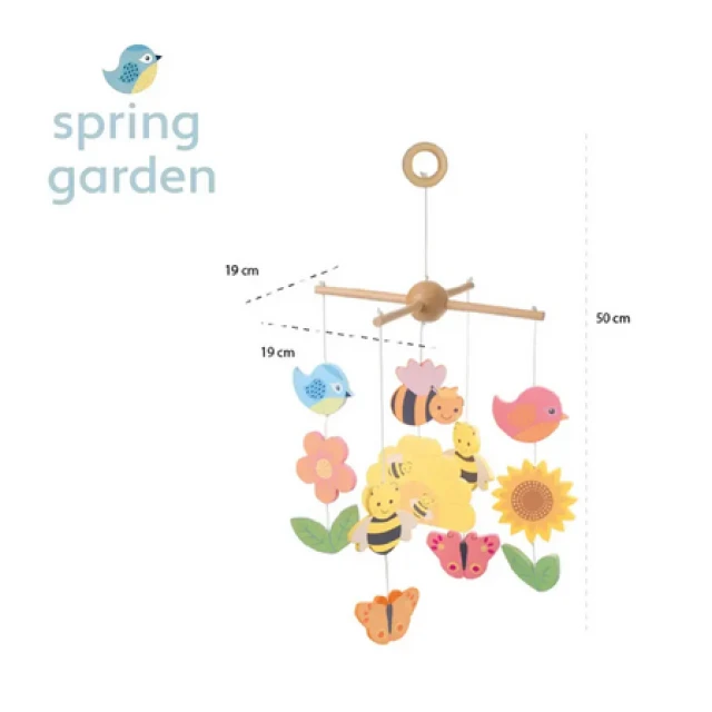 Ξύλινο κρεμαστό παιχνίδι Garden - Spring Garden