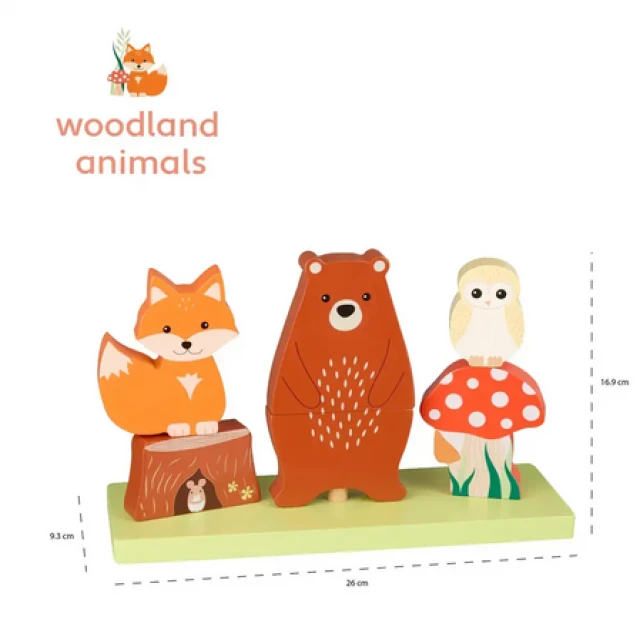 Παζλ με ζώα - Woodland Animals