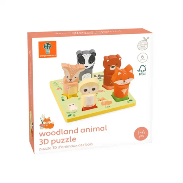3D Παζλ με ζώα - Woodland Animals