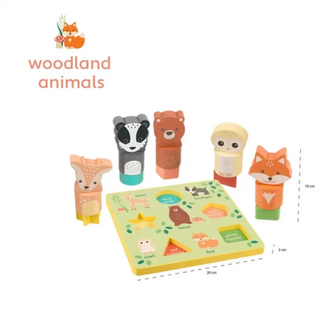 3D Παζλ με ζώα - Woodland Animals