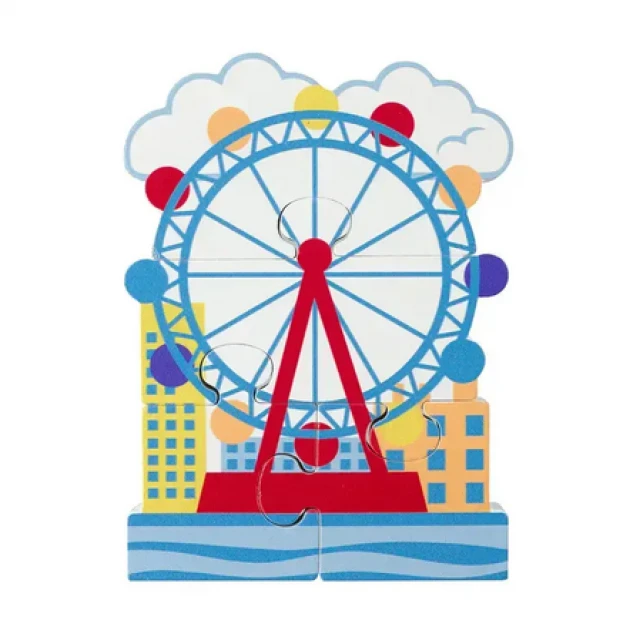 Ξύλινο παζλ London Eye - Βρετανική Συλλογή