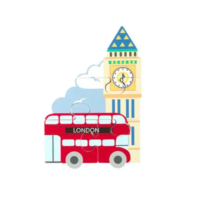 Ξύλινο παζλ London - Βρετανική Συλλογή
