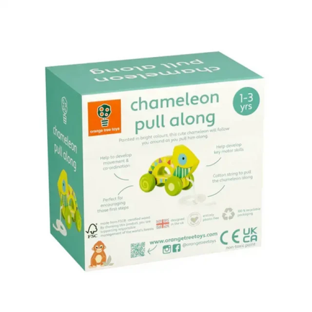 Chameleon Pull Toy - Ζώα της Ζούγκλας