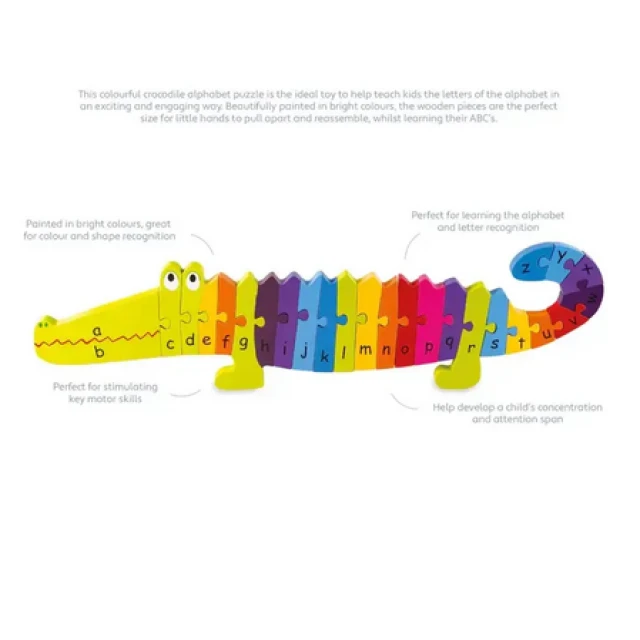 Μεγάλο παζλ Crocodile - Ζώα