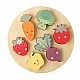 Ξύλινο παζλ "Happy Vegetables" - Spring Garden
