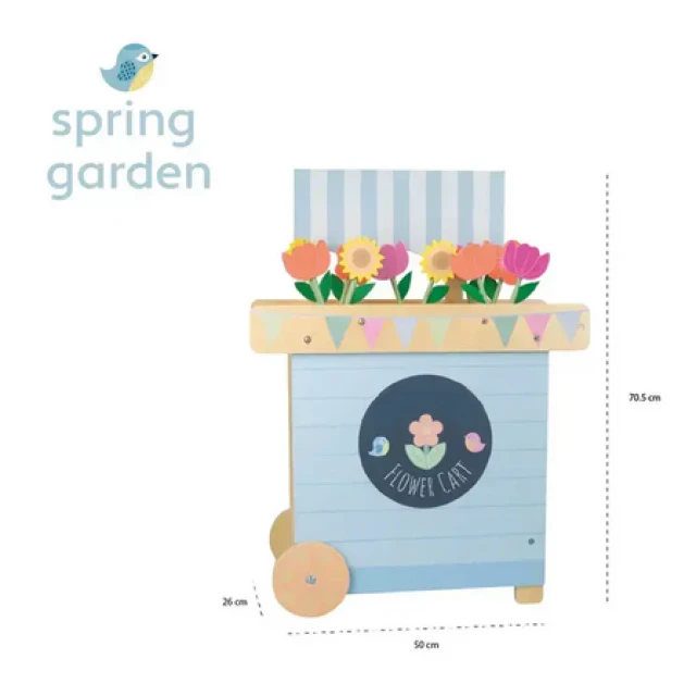 Το πρώτο μου καροτσάκι με λουλούδια - Spring Garden