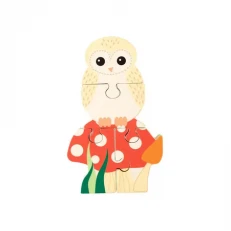 Ξύλινο παζλ "Forest Owl" - Woodland Animals