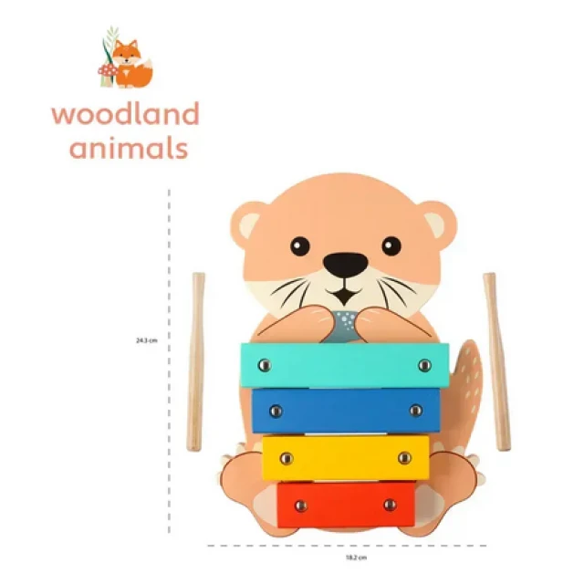 Ξυλόφωνο Forest Otter - Woodland Animals