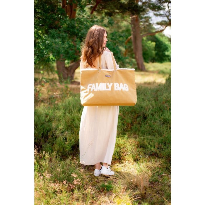 Τσάντα για αξεσουάρ οικογενειακή τσάντα - σουέτ-όψη