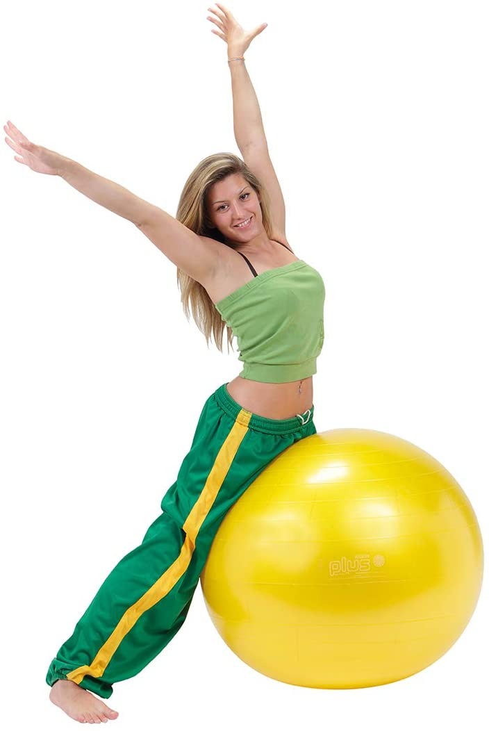 Μπάλα γυμναστικής Gymnic Plus 75cmBRQ, κίτρινο