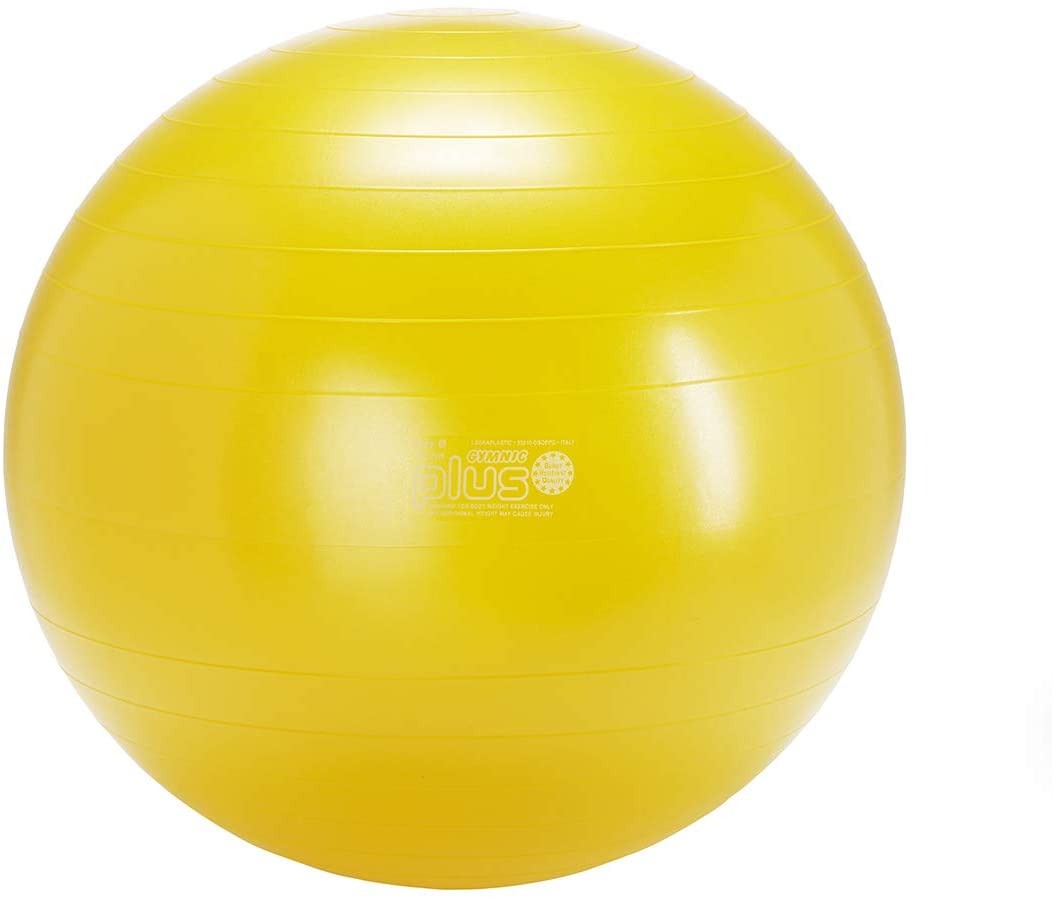 Μπάλα γυμναστικής Gymnic Plus 75cmBRQ, κίτρινο