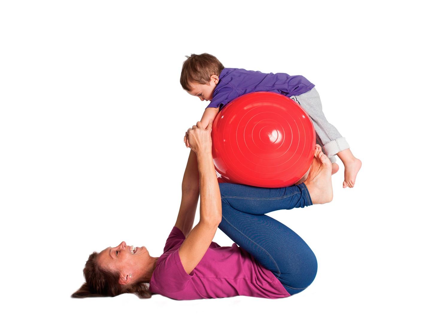 Μπάλα γυμναστικής φυστίκι Ρολό Physio 40 cm