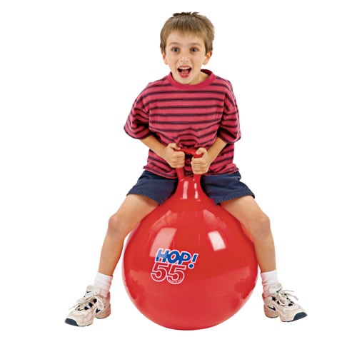 Μπάλα Jumping Hop Ball 55cm κόκκινο