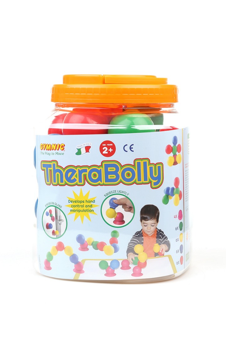 Thera Bolly – σετ 28 τμχ. βεντούζες διαφορετικών χρωμάτων μπάλες