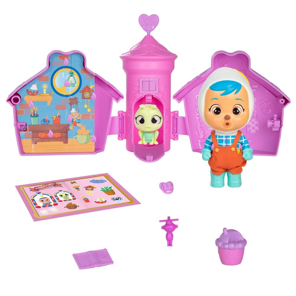 Μίνι κούκλα CRYBABIES MAGIC TEARS STORYLAND με δάκρυα σε σπίτι