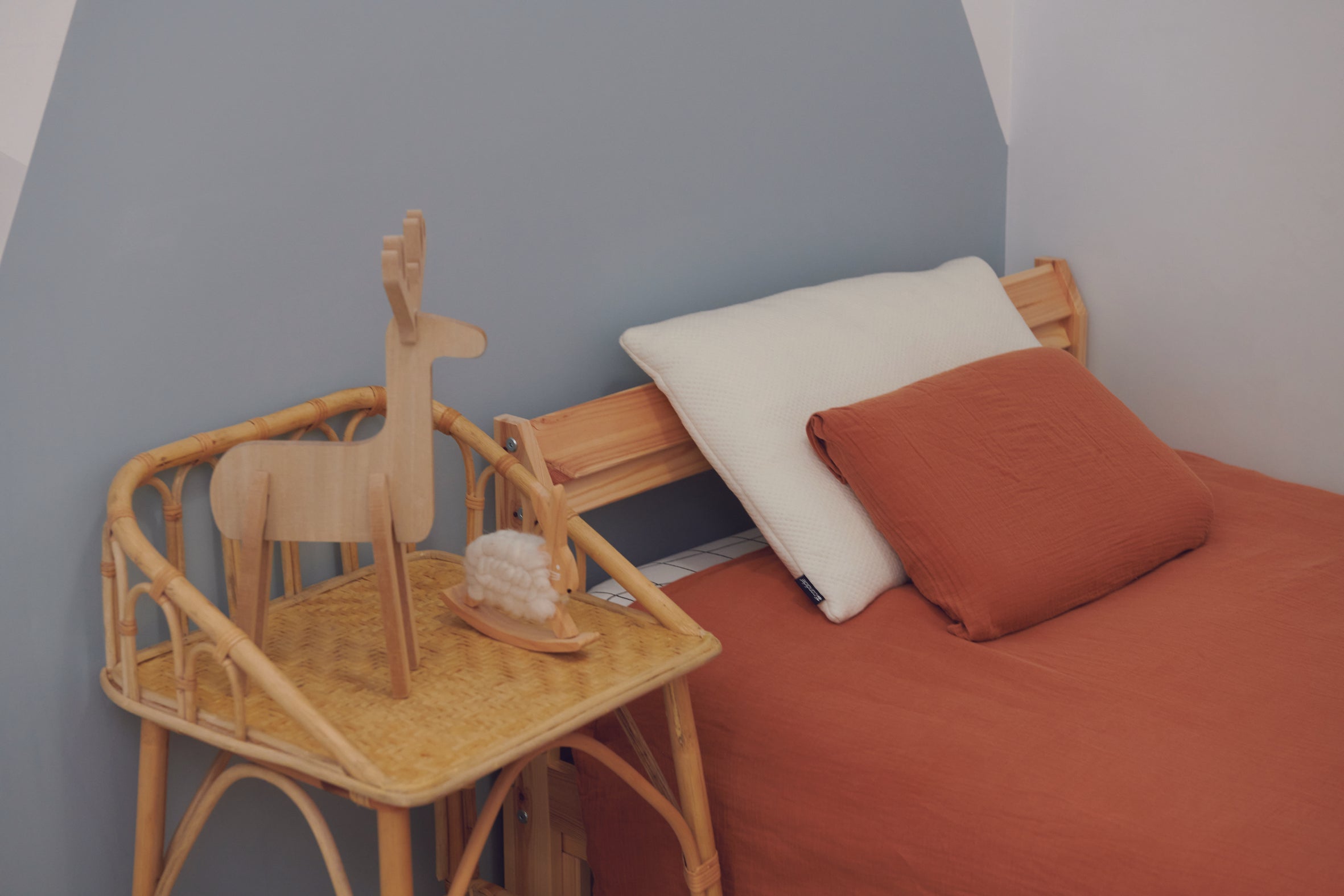 Παιδικό βιολογικό μαξιλάρι 60x40 Candide