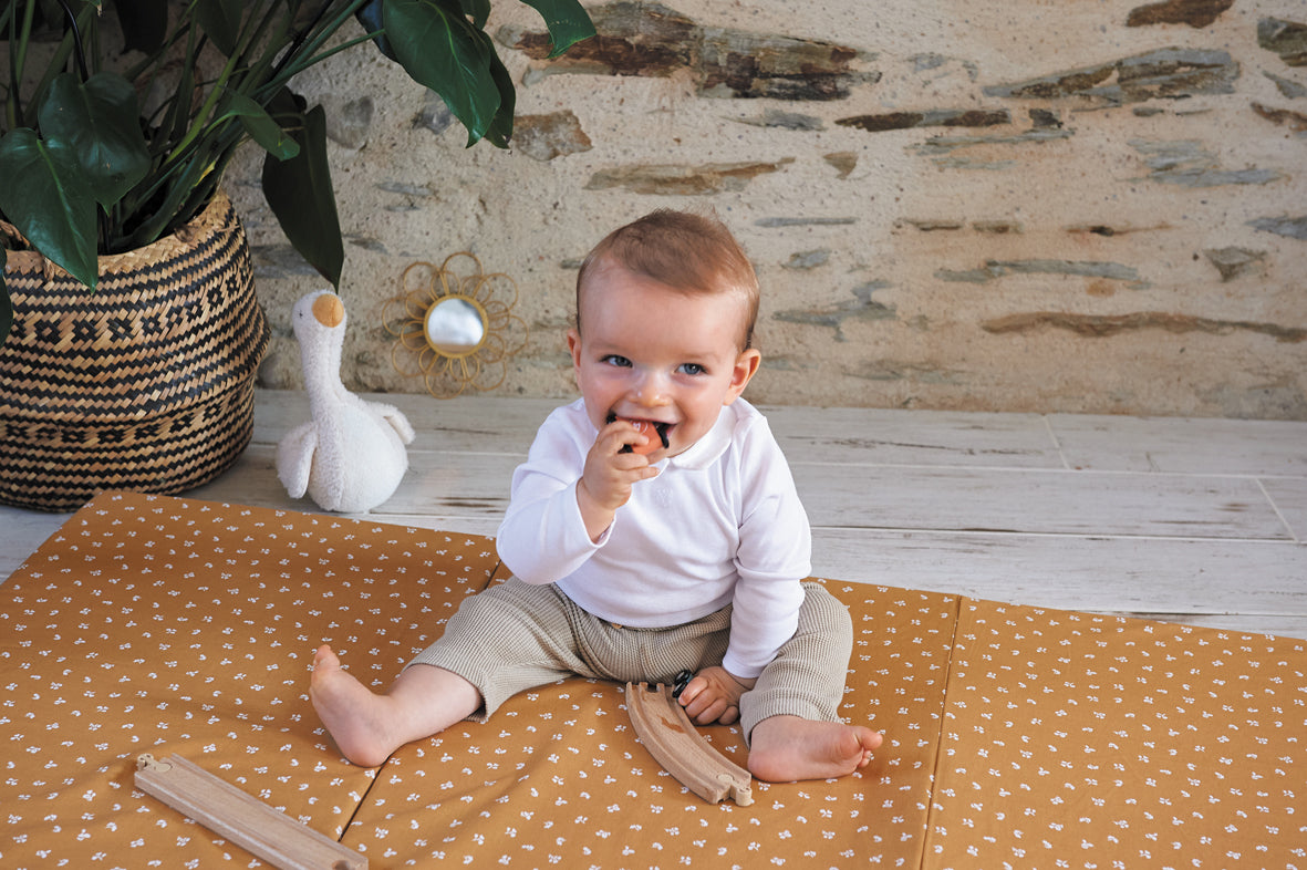 Πτυσσόμενο στρώμα ταξιδιού 3 τεμαχίων 120x60cm (4cm Πάχος) Candide