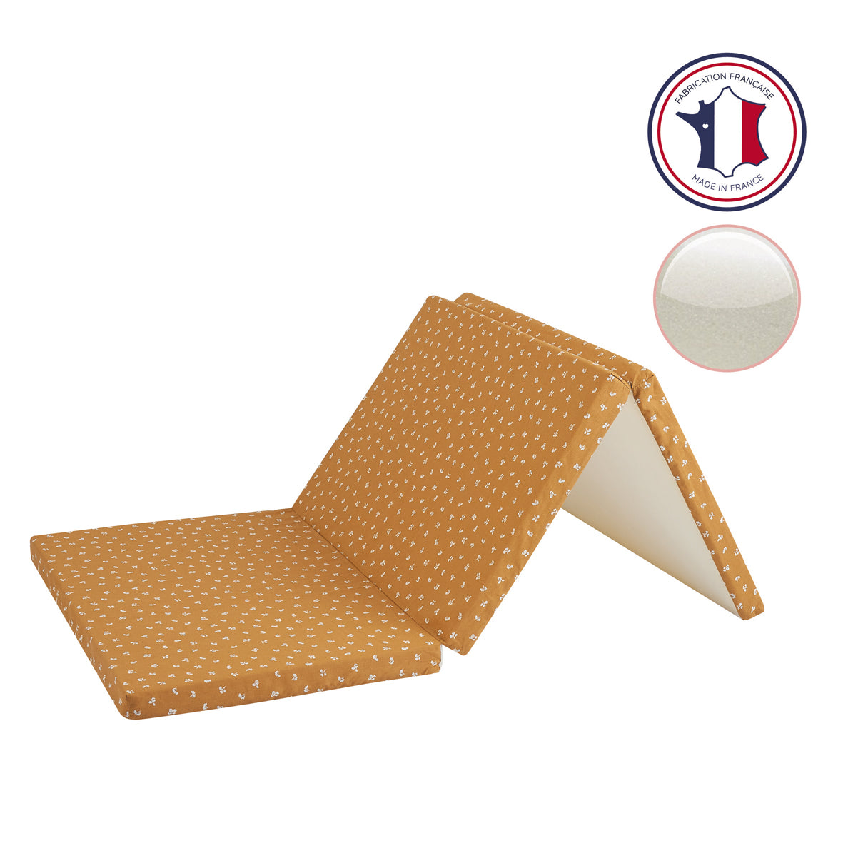 Πτυσσόμενο στρώμα ταξιδιού 3 τεμαχίων 120x60cm (4cm Πάχος) Candide