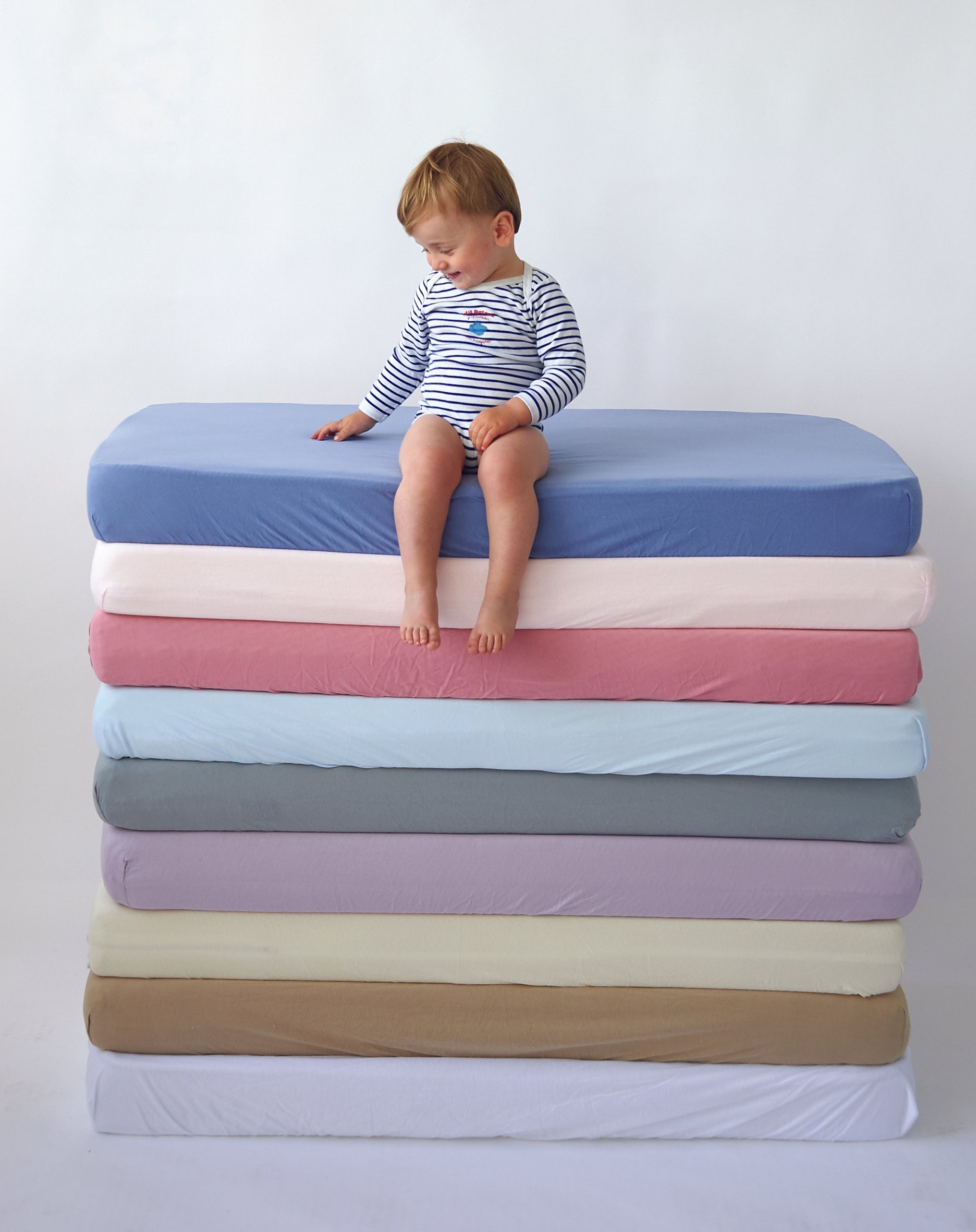 Σεντόνι Με Ελαστικό Ανοιχτό Ροζ 60X120Cm Candide