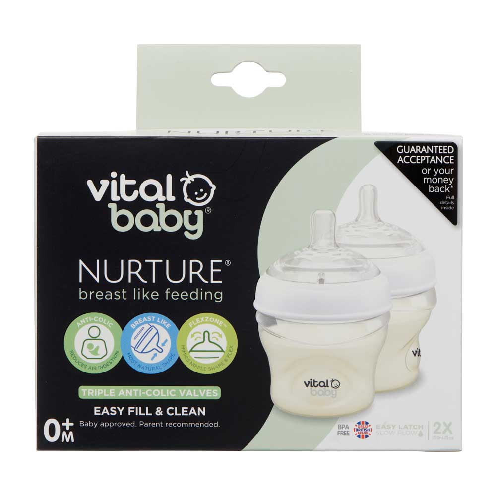 Шишета за хранене 150 ml 2 бр. Vital Baby
