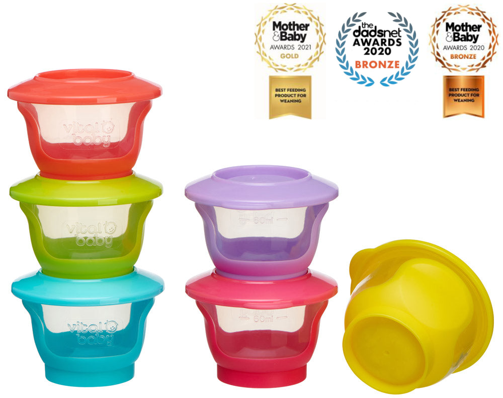 Контейнери за храна 60мл. Vital Baby