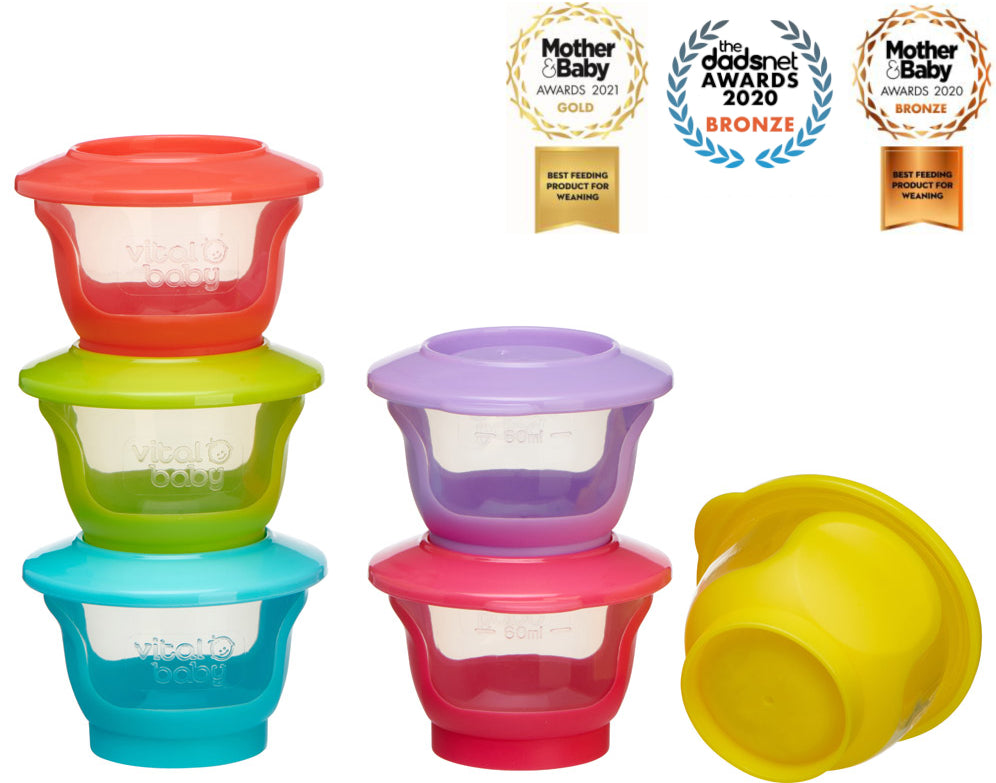Контейнери за храна 120мл. Vital Baby