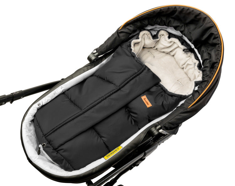 Τσάντα Winter Fleece Combi 3 σε 1 Μαύρο/Μπεζ