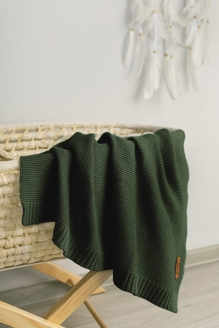 Κουβέρτα Bamboo And Cotton Green 100x80cm