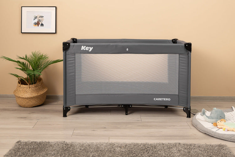 Πτυσσόμενη λεκάνη ταξιδίου Key Graphite Caretero