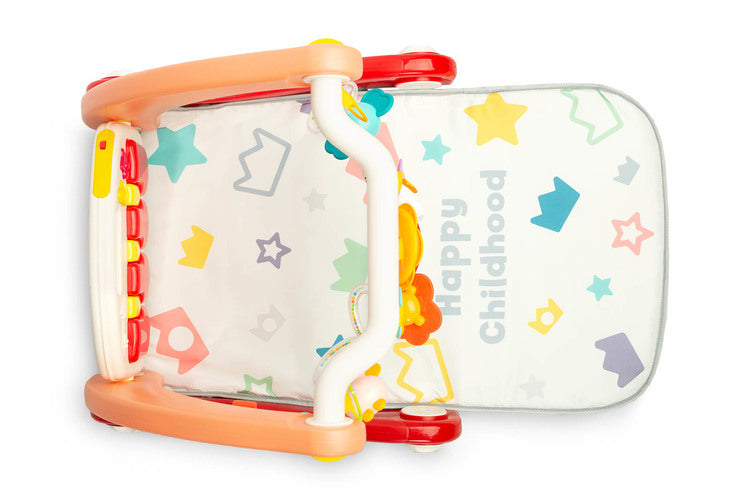 2В1 Проходилка С Музикална Подложка Розова Caretero Toyz