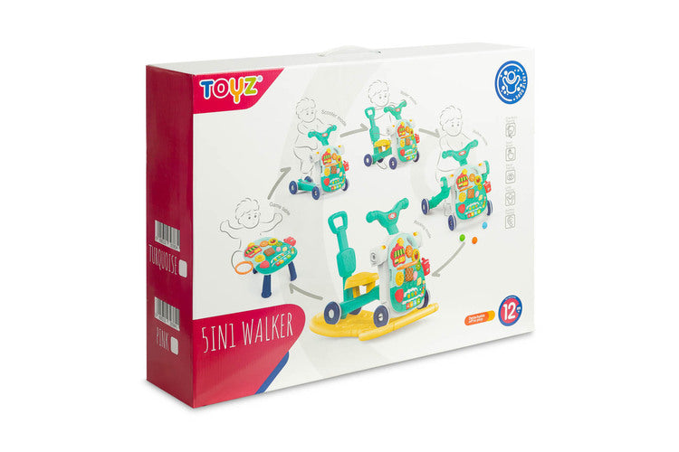 Мултифункционална Проходилка 5В1 Turquise Caretero Toyz