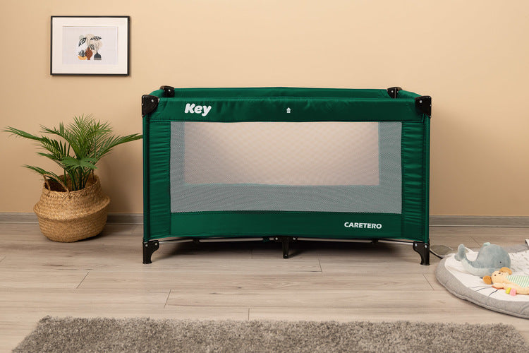 Key Dark Green Caretero Πτυσσόμενη μπασκέτα ταξιδιού