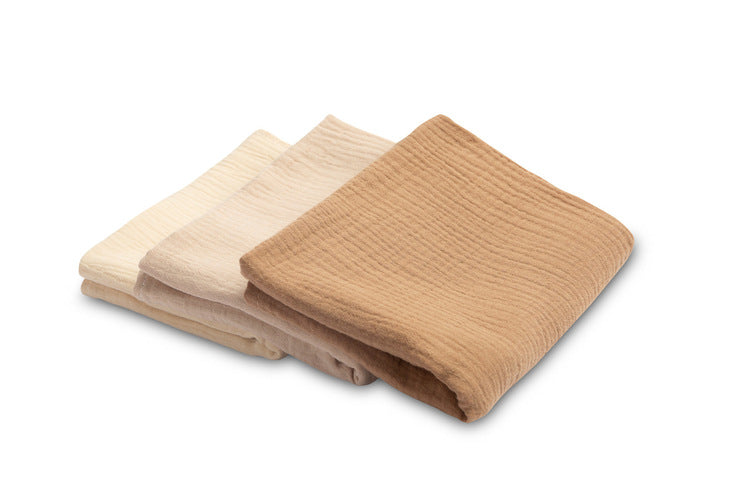 Πάνες Muslin Ολόκληρες Καφέ 3 Τεμαχίων 60x80cm