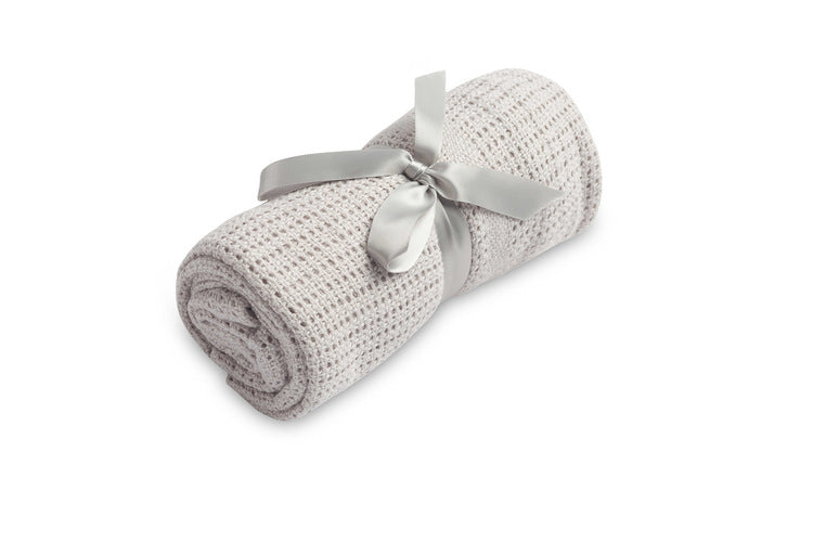 Κουβέρτα 100% Βαμβακερή Moli Ανοιχτό Γκρι Sensillo
