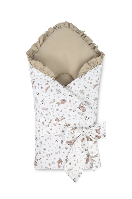 Πάνα για εξιτήριο Cotton Forest Beige 75X75 Sensillo