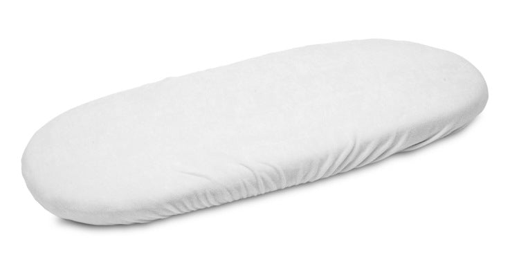 Βαμβακερό Σεντόνι για Καρότσι Πετσέτα 75X35cm Λευκό Sensillo